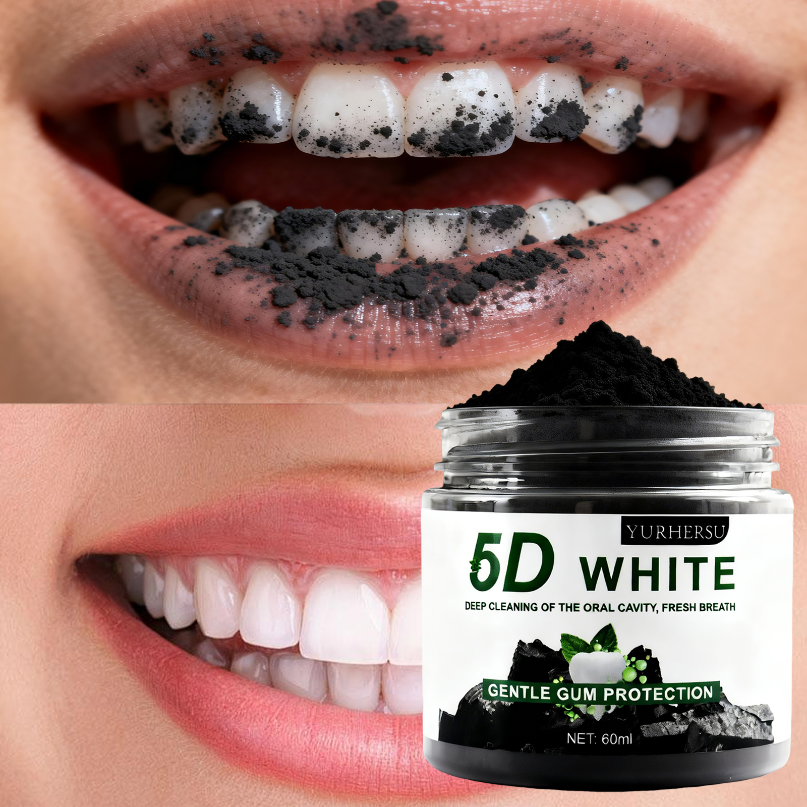 Teeth Whitening Charcoal - Bamboo Charcoal Teeth Whitening Powder Natural