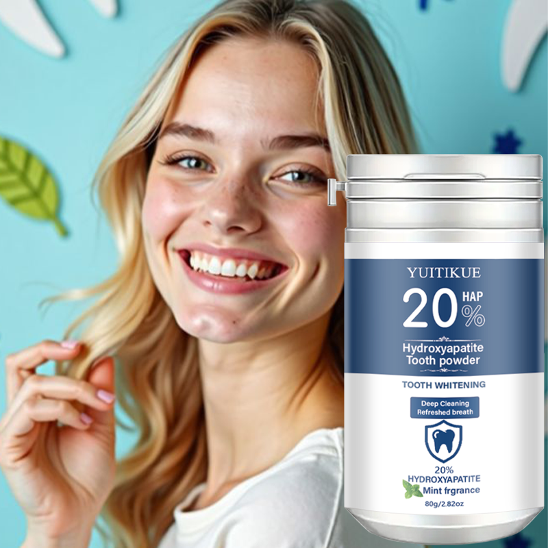 Teeth Whitening Street - Yuitikue 20% Hydroxyapatite Tooth Powder, Mint