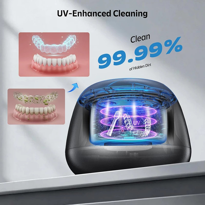 New Ultrasonic Retainer Cleane - Dental Guard Night recensie en prijs