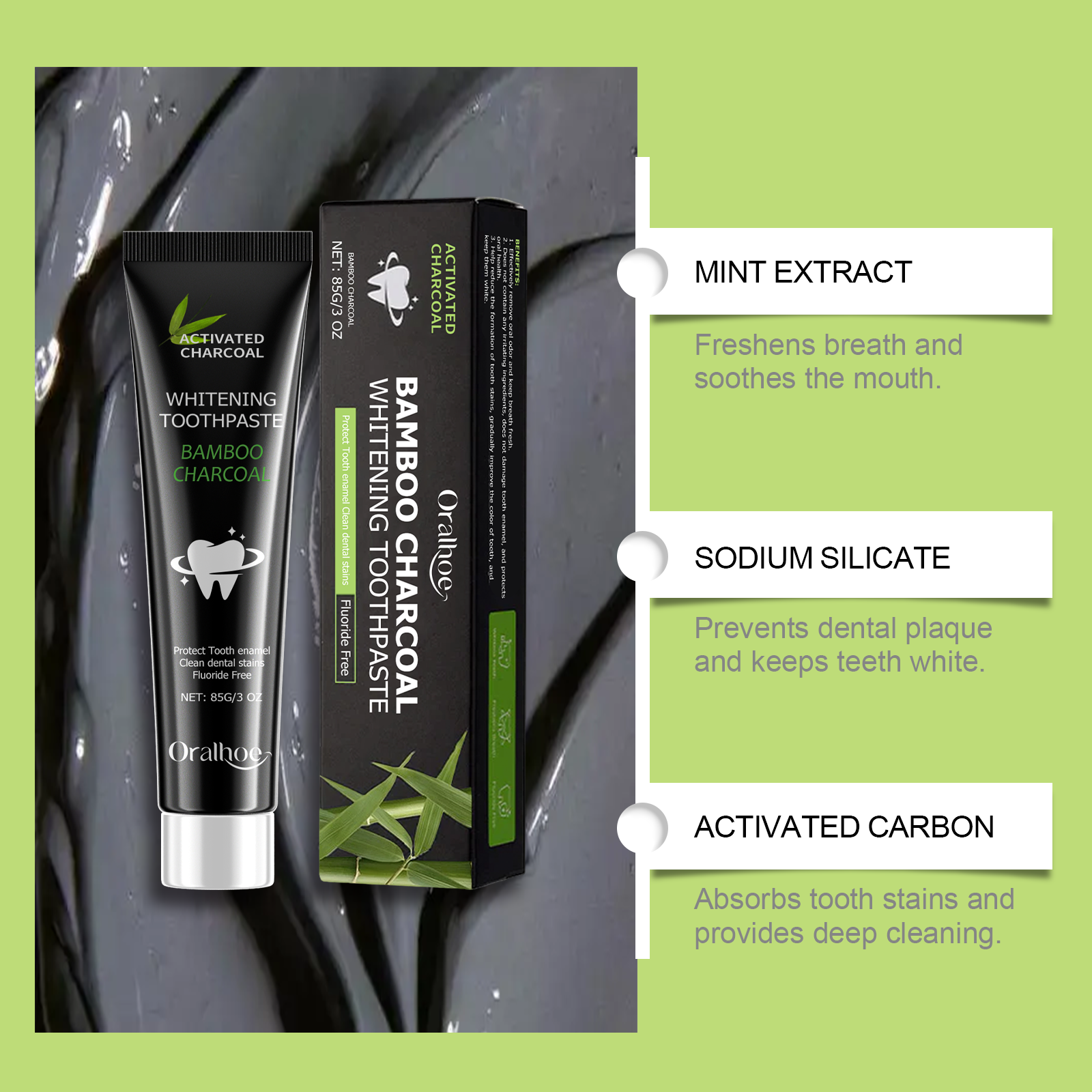 Bamboo Charcoal Deep Teeth Yel - Teeth Whitening Charcoal recensie en prijs
