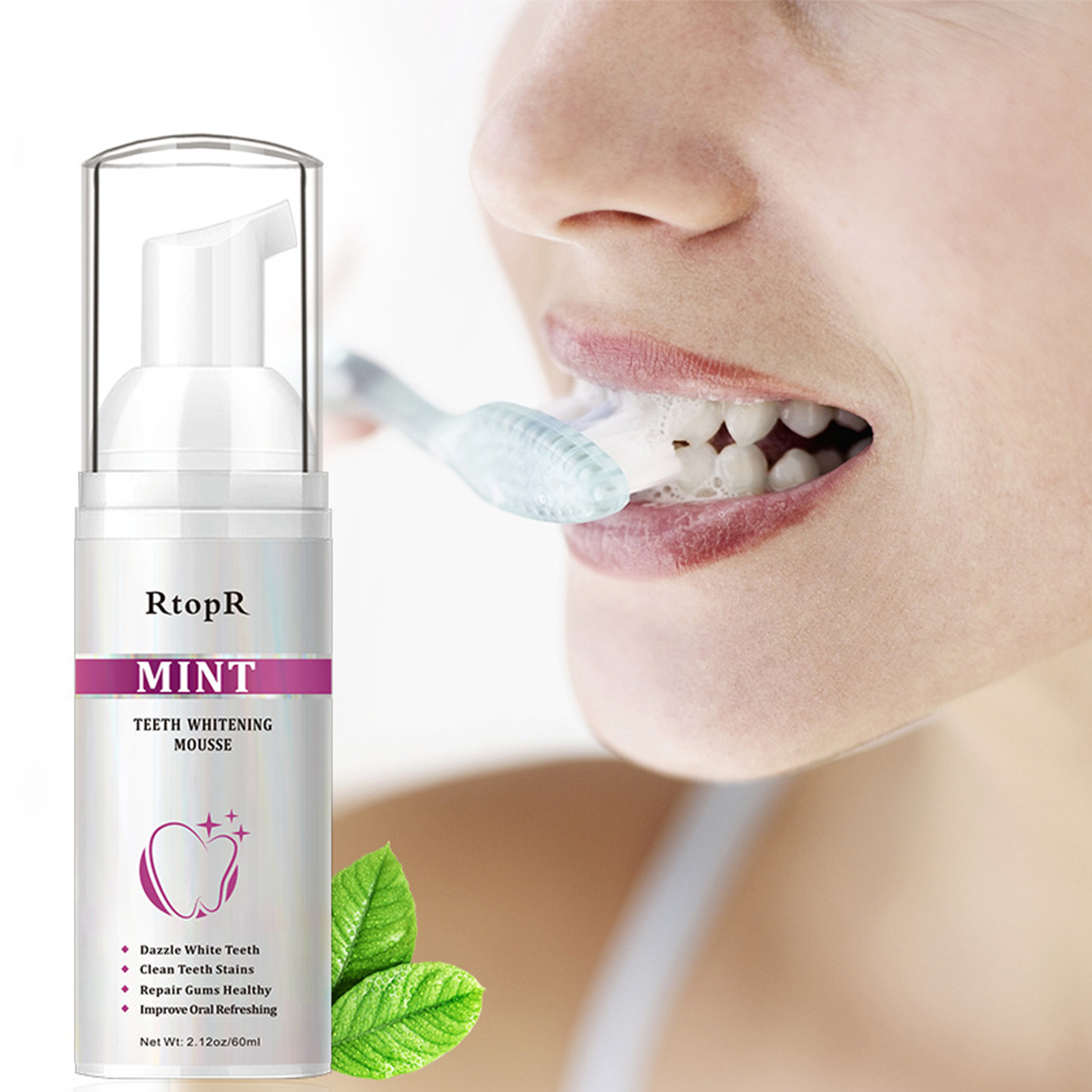 Teeth Whitening Mousse Mint Fo - Teeth Whitening With Baking Soda recensie en prijs
