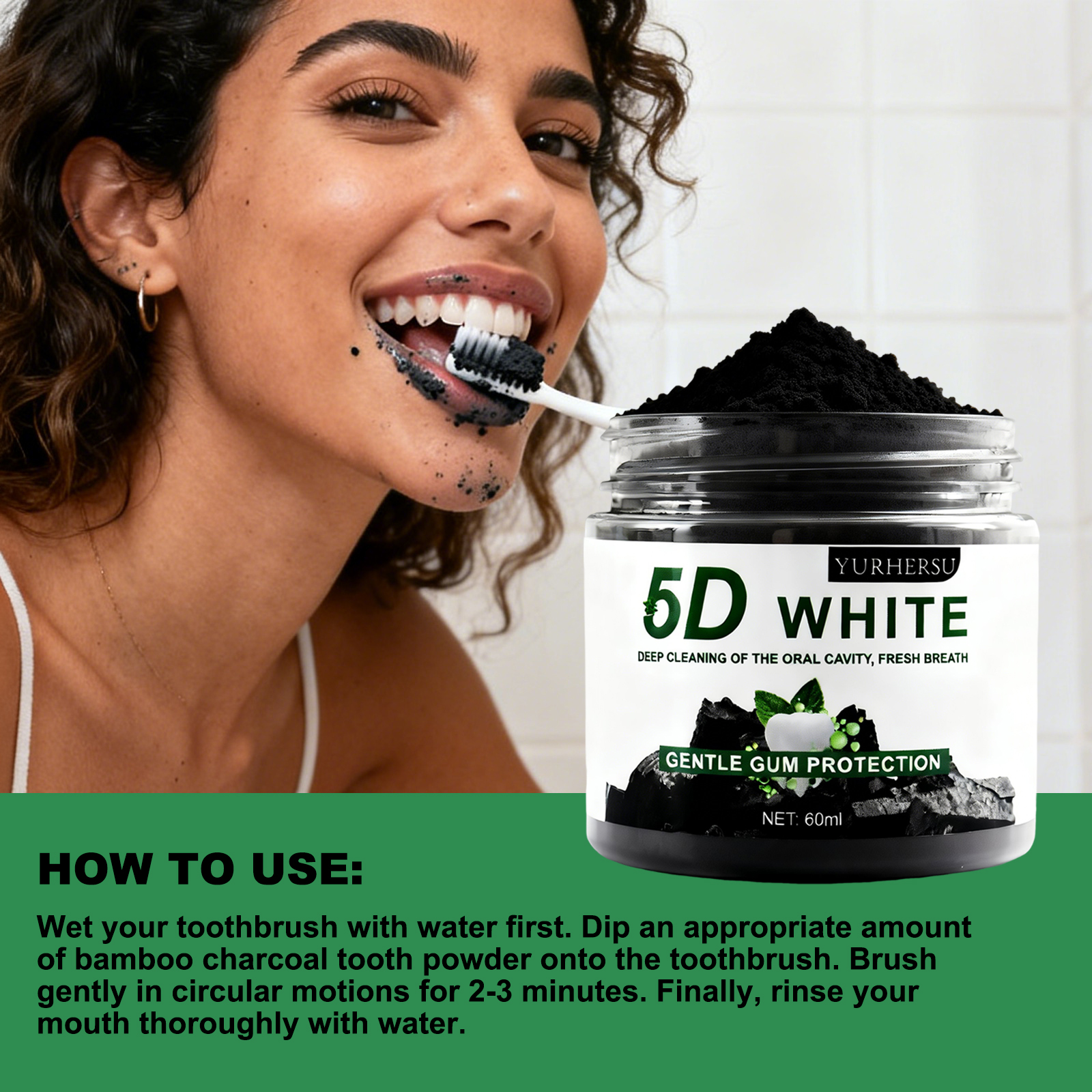 Bamboo Charcoal Teeth Whitenin - Teeth Whitening Charcoal recensie en prijs