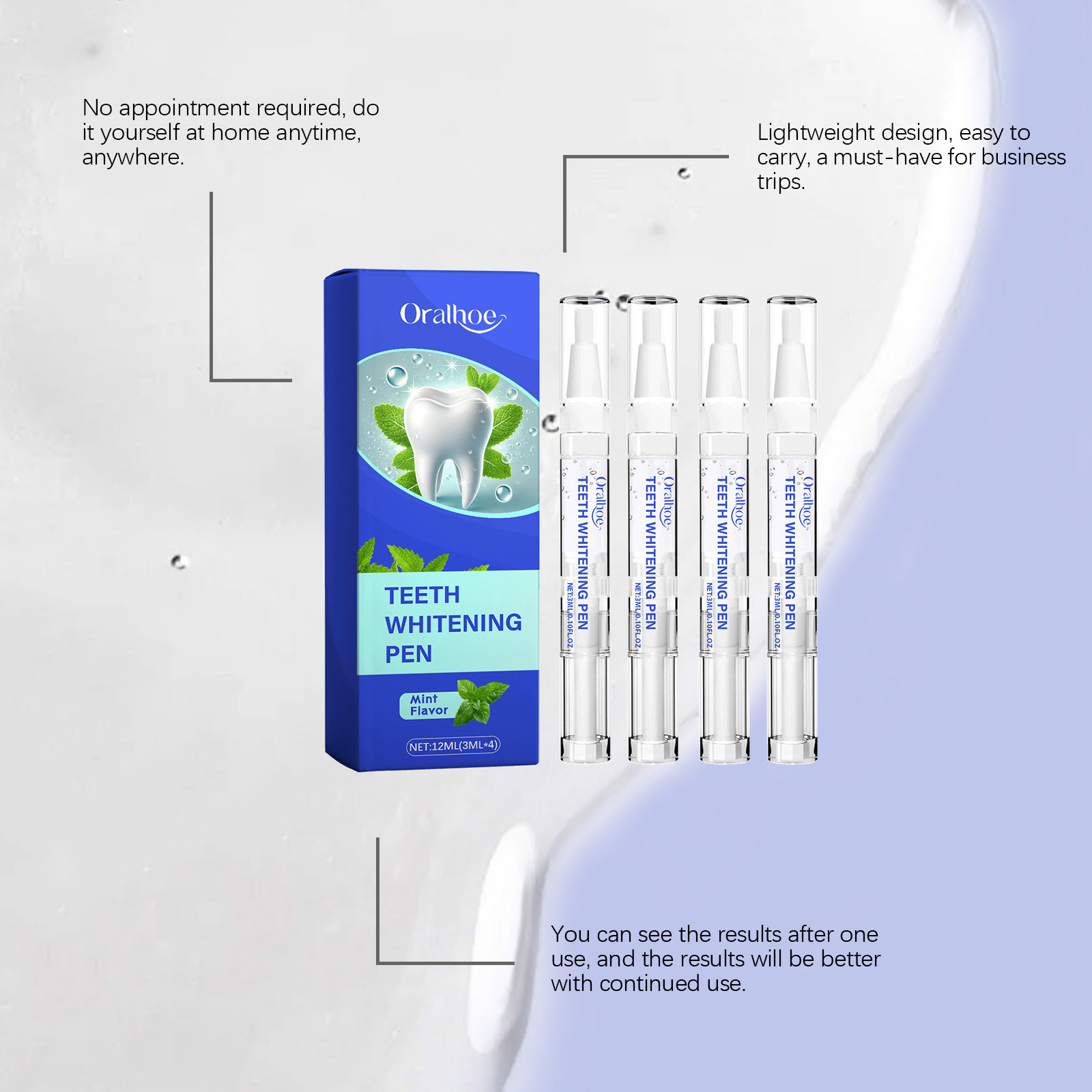 ORALHOE Portable Teeth Whiteni - Whitening Pen Bleach recensie en prijs
