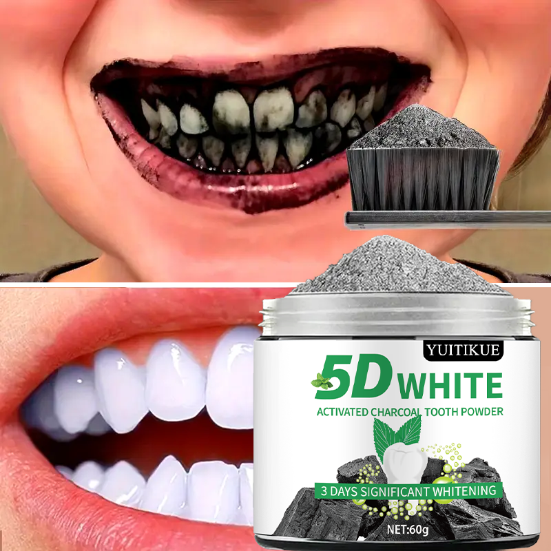 YUlTlKUE 5D White Activated ch - Teeth Whitening Charcoal recensie en prijs
