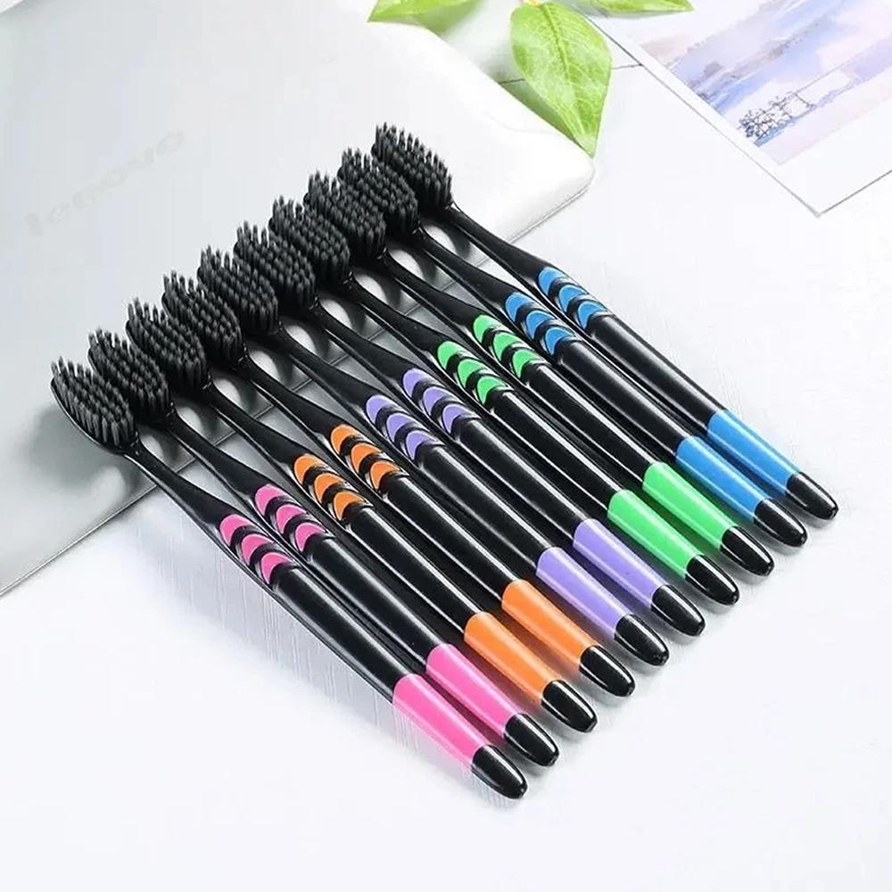 10PCS Toothbrush Natural Bambo - Teeth Whitening Charcoal recensie en prijs