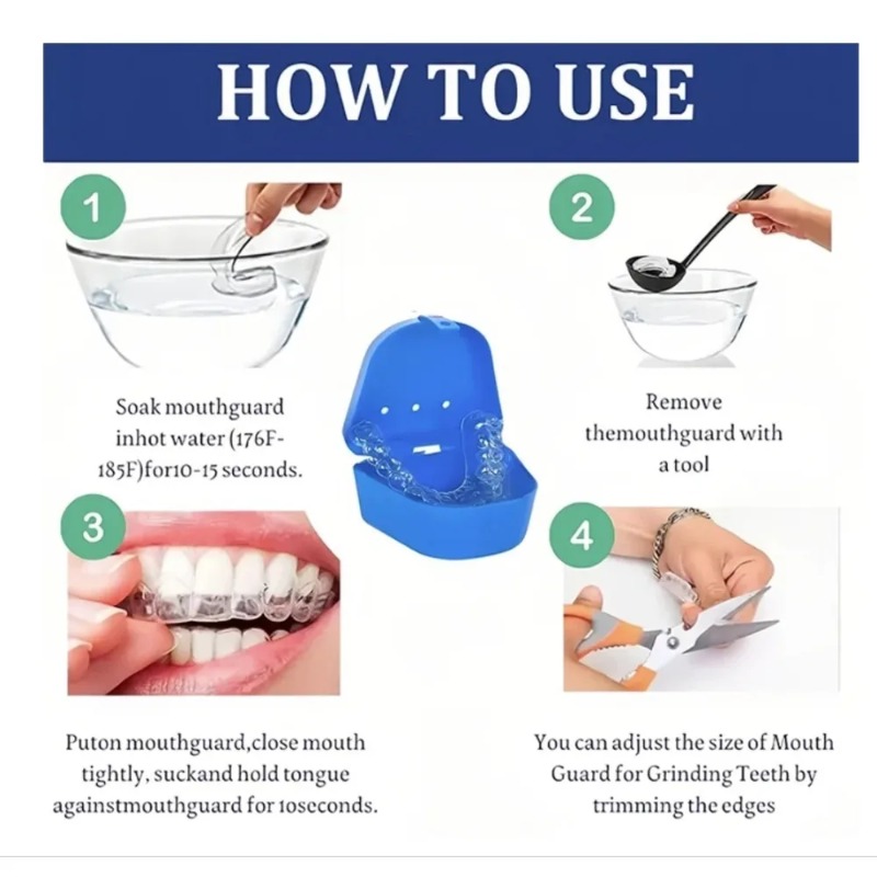4pcs/Box Mouth Guards for Clen - Dental Guard Night recensie en prijs