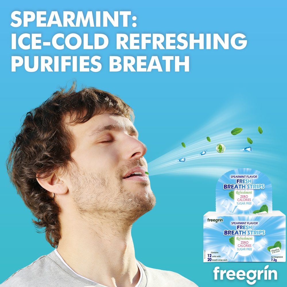 FREEGRIN Spearmint Flavored Fr - Teeth Whitening Street recensie en prijs
