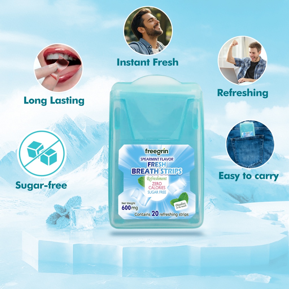 FREEGRIN Spearmint Flavored Fr - Teeth Whitening Street recensie en prijs
