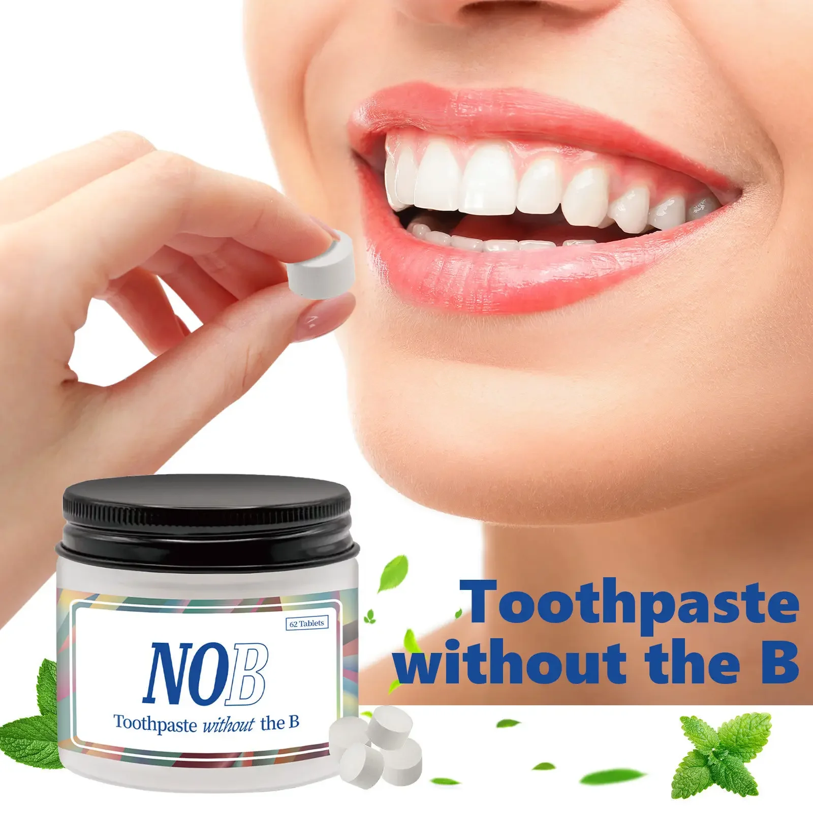 Solid Toothpaste Tablets Mint  - Teeth Whitening Charcoal recensie en prijs