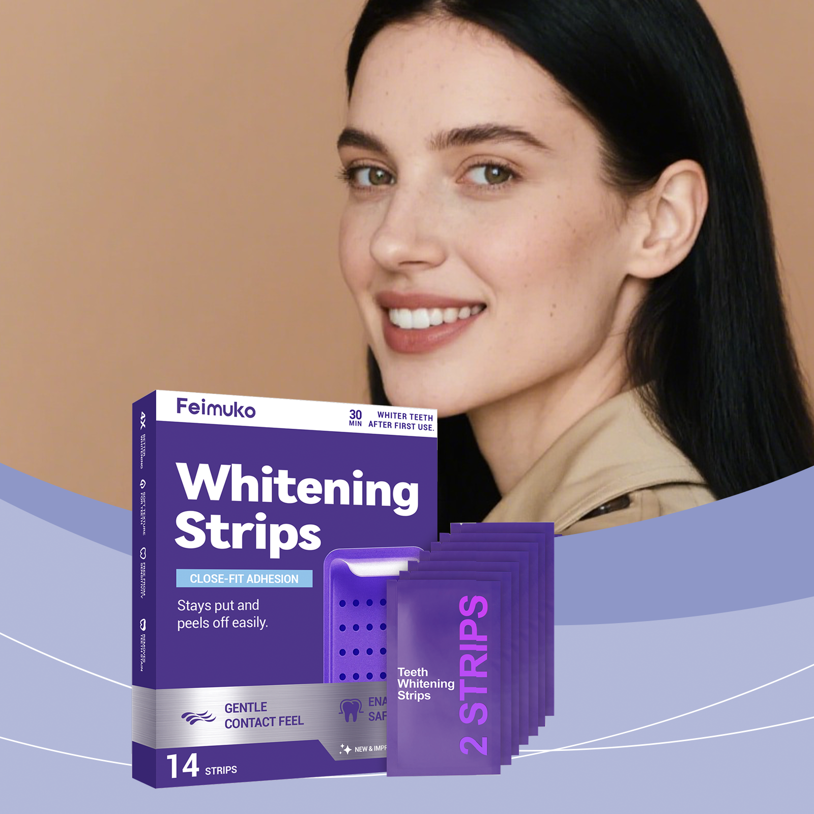 Purple Teeth Whitening Strips  - Teeth Whitening Street recensie en prijs