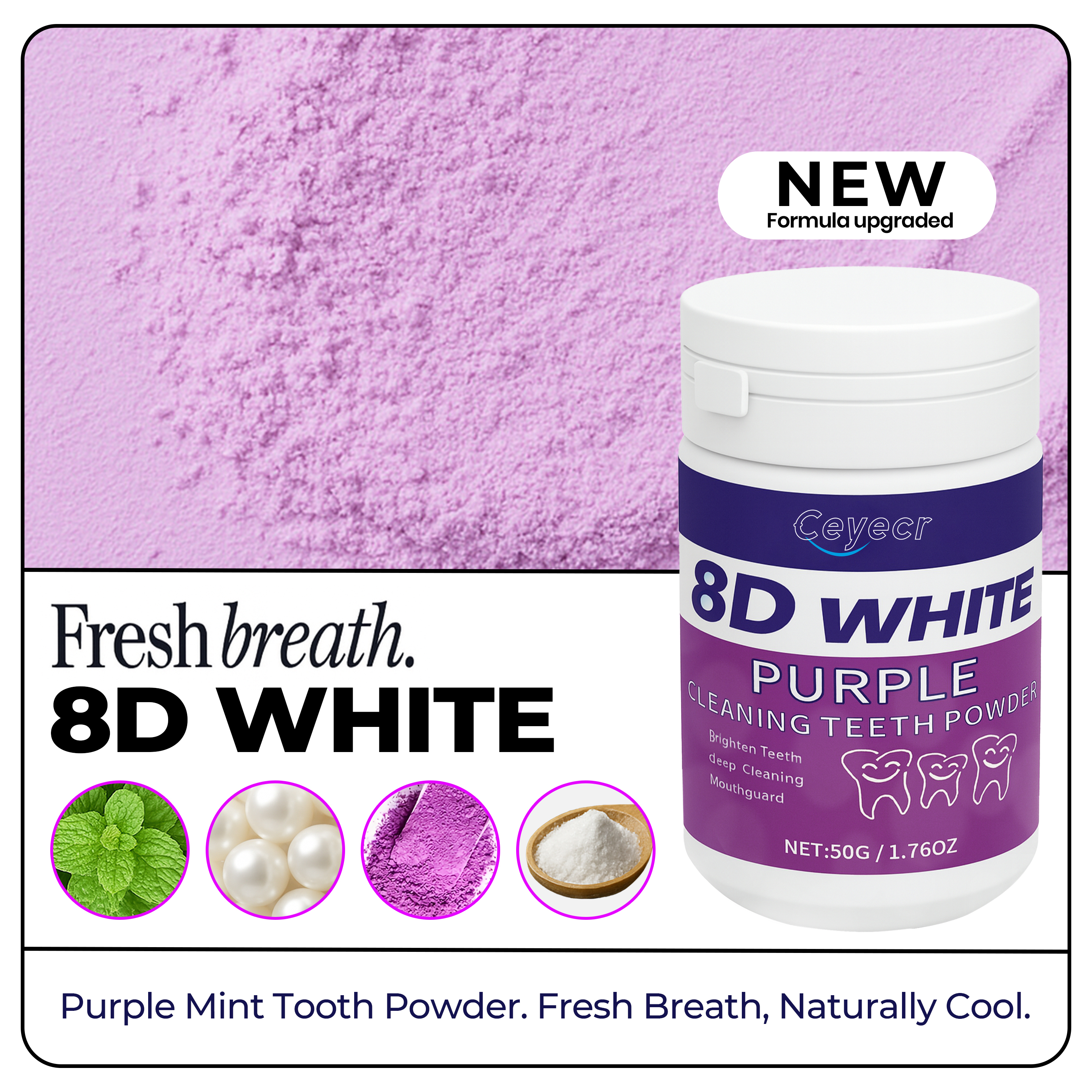 8D white Teeth Whitening Powde - Teeth Whitening Street recensie en prijs