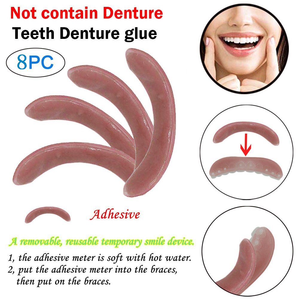 4/8 Pcs Whitening Braces Adhes - Teeth Whitening Street recensie en prijs