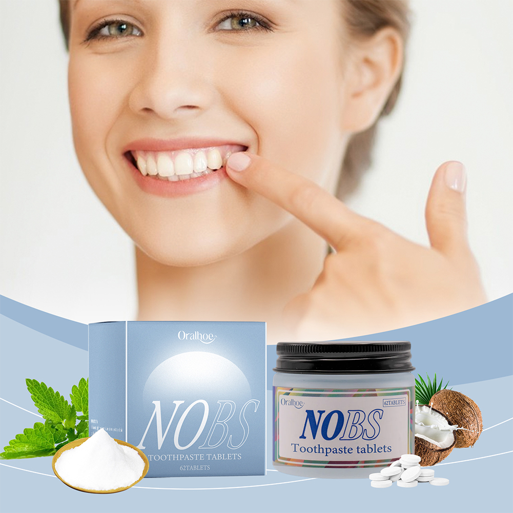 NOBS Toothpaste Tablets - Nano - Teeth Whitening With Baking Soda recensie en prijs