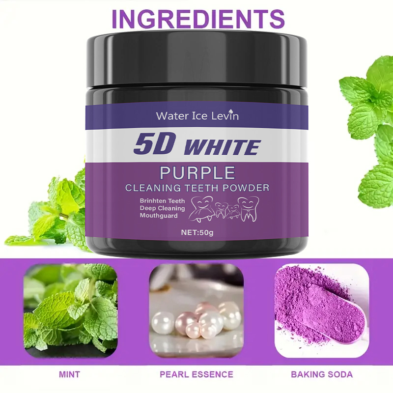 5D White Purple Cleaning Tooth - Teeth Whitening With Baking Soda recensie en prijs