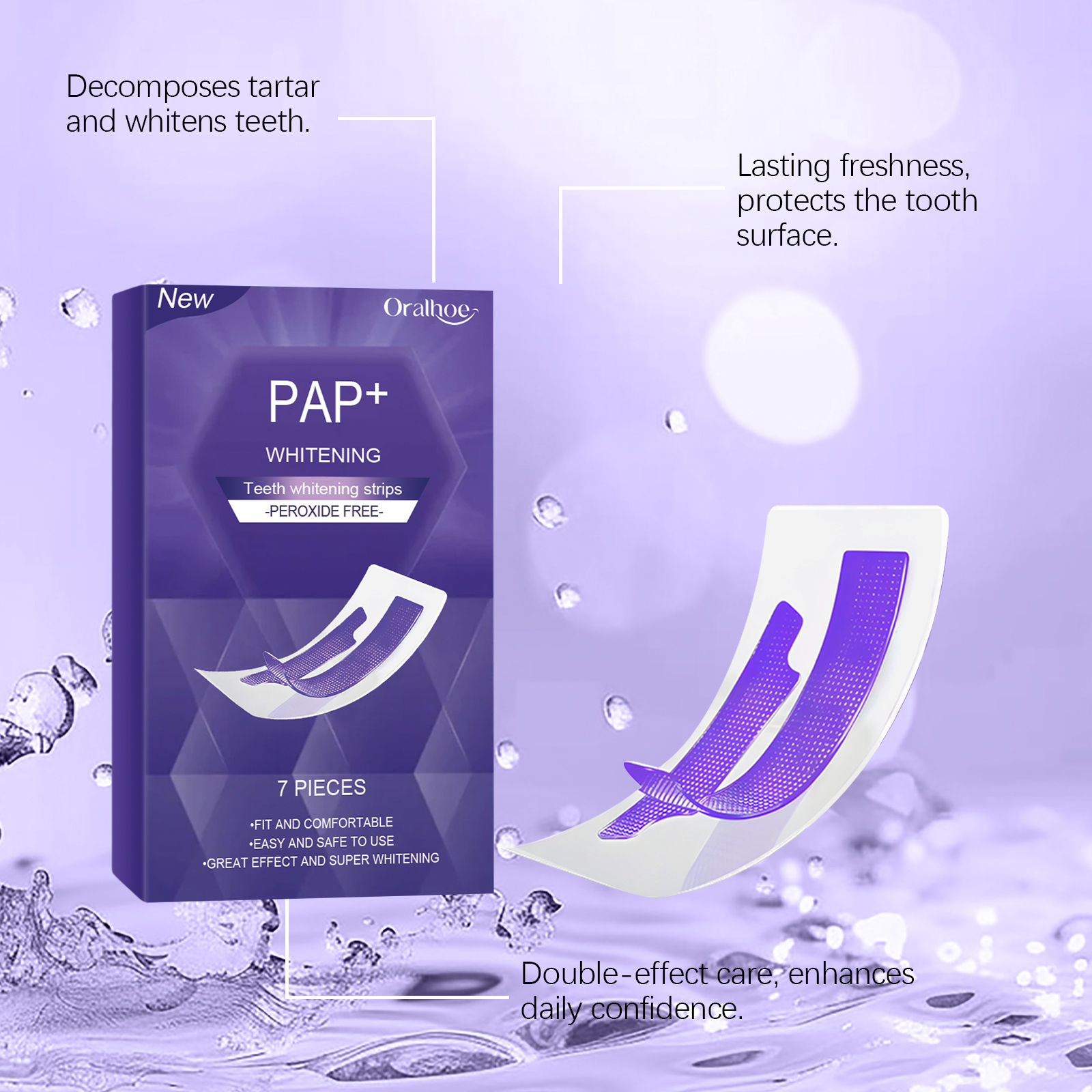 Purple Teeth Whitening Strips  - Teeth Whitening Street recensie en prijs