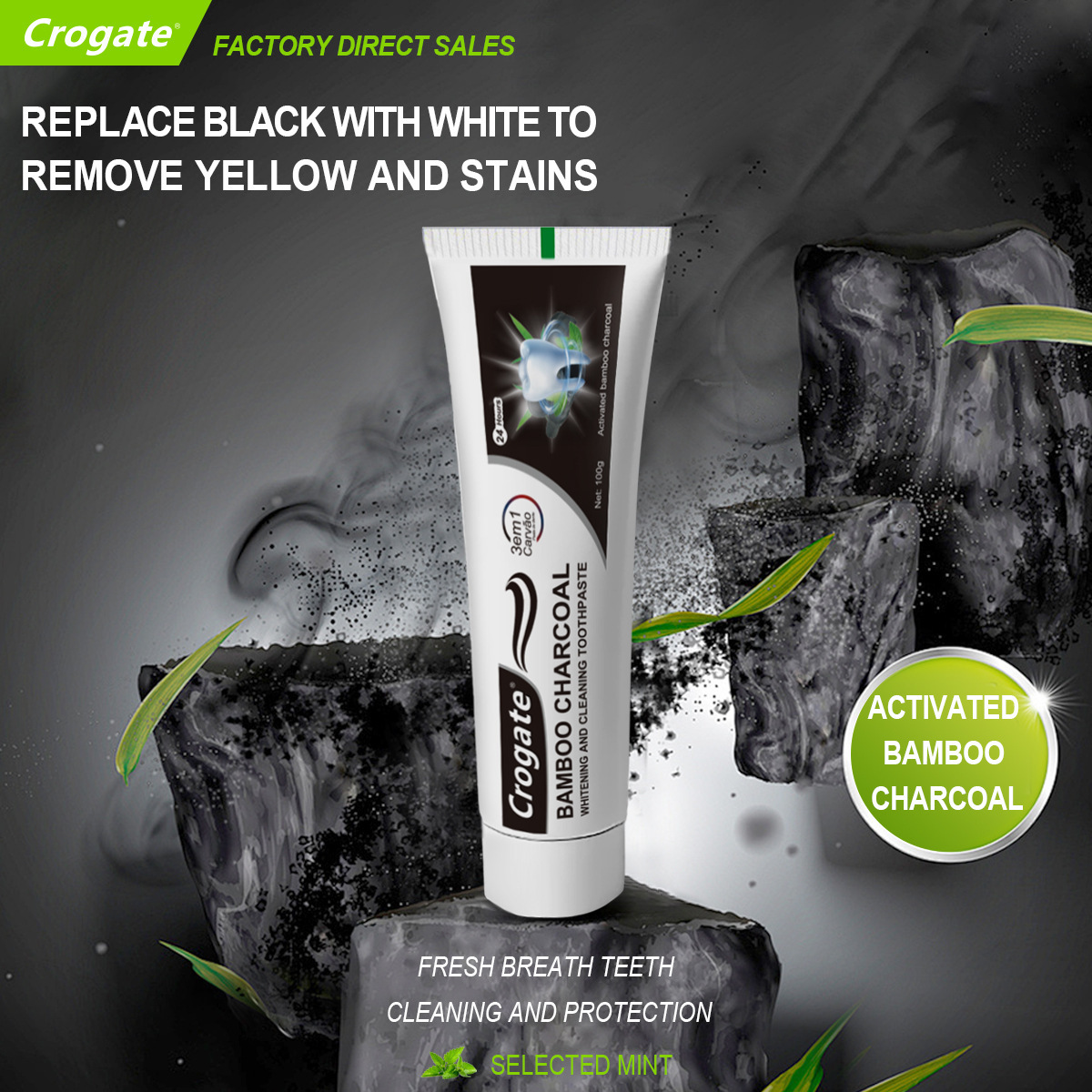 @@Whitening Toothpaste Bamboo  - Teeth Whitening Charcoal recensie en prijs