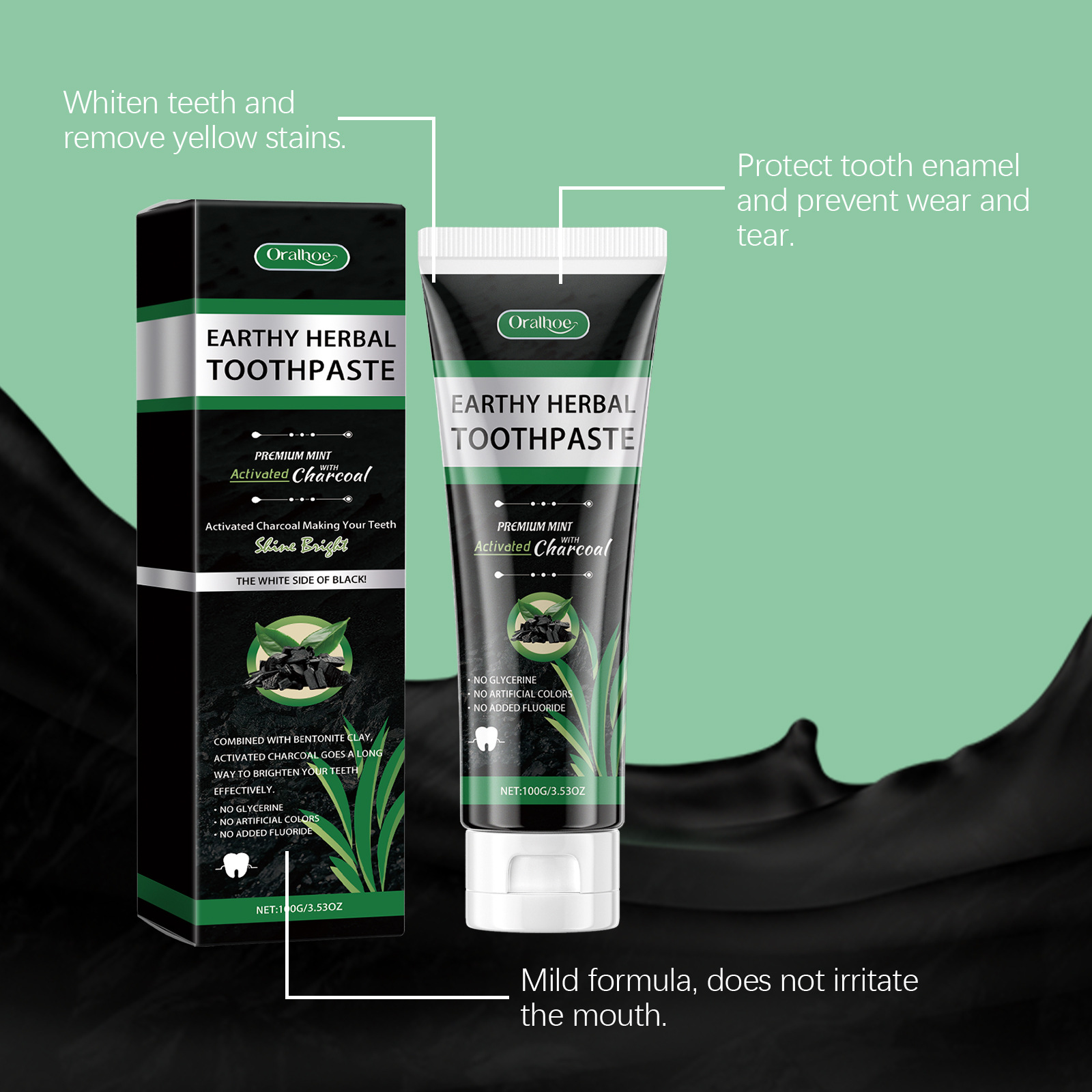 Bamboo Charcoal Mint Toothpast - Teeth Whitening Charcoal recensie en prijs