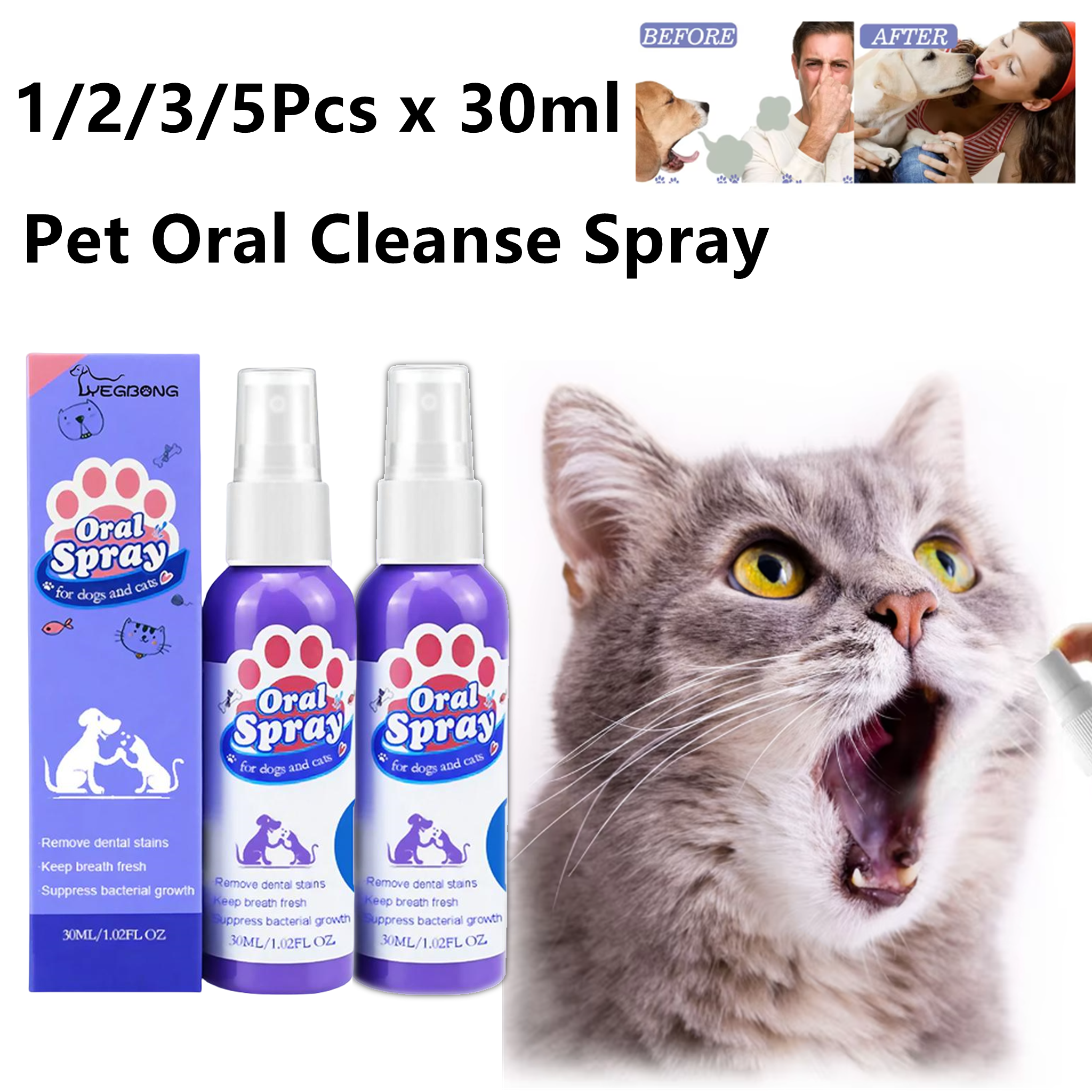 Pet Oral Cleaning Spray Mouth  - Colgate Whitening Teeth recensie en prijs