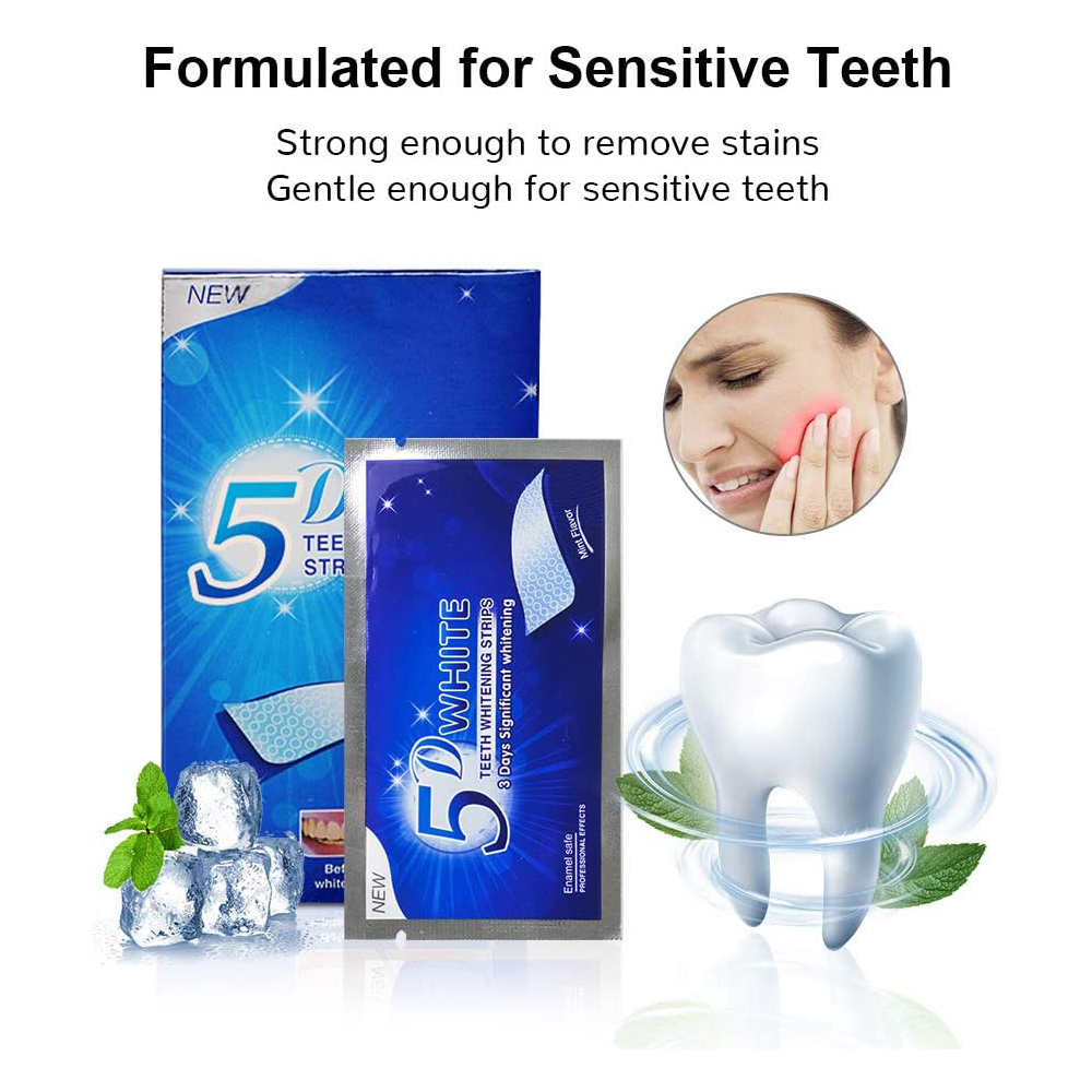 5D White Teeth Whitening Strip - Teeth Whitening Street recensie en prijs
